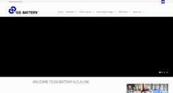 Desktop Screenshot of gsbattery.com